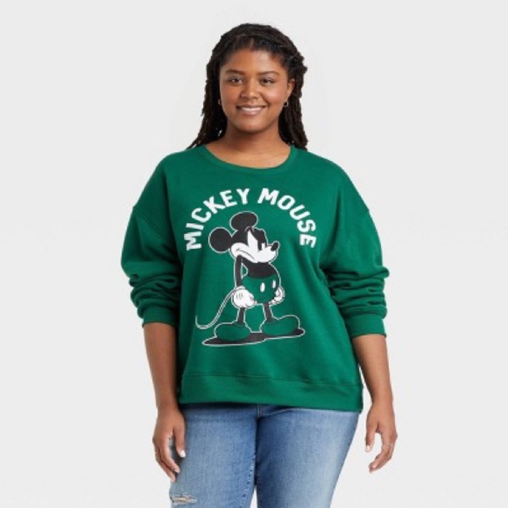 Angry Mickey Mouse pullover sweatshirt